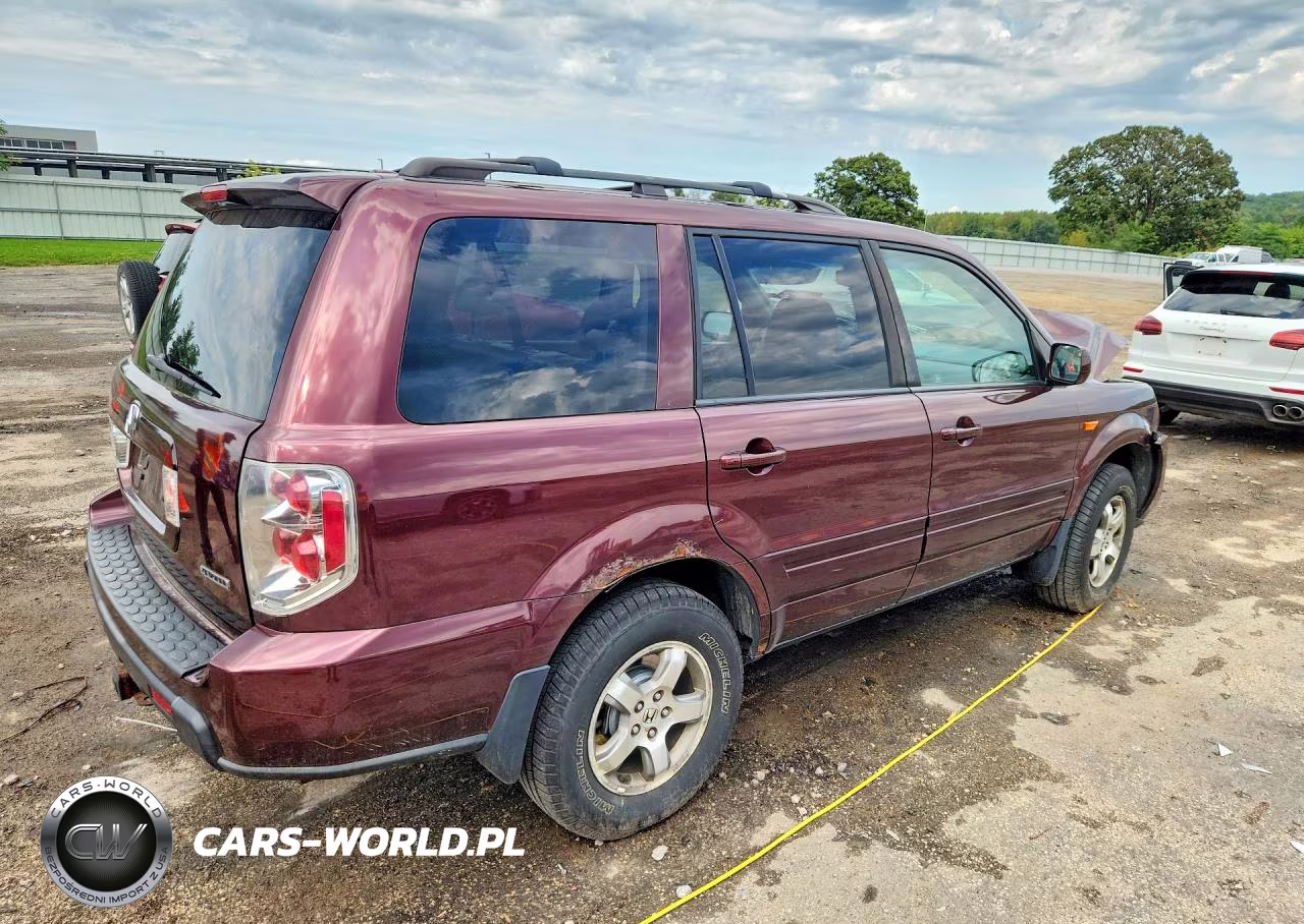 2007 Honda Pilot Exl VIN:5FNYF18547B025891 - 3
