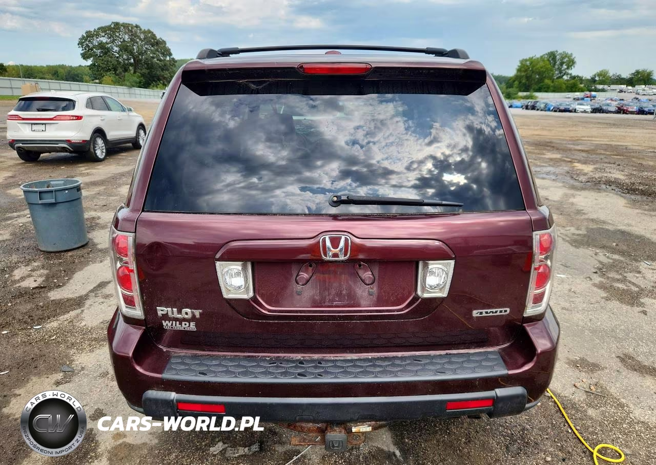 2007 Honda Pilot Exl VIN:5FNYF18547B025891 - 6