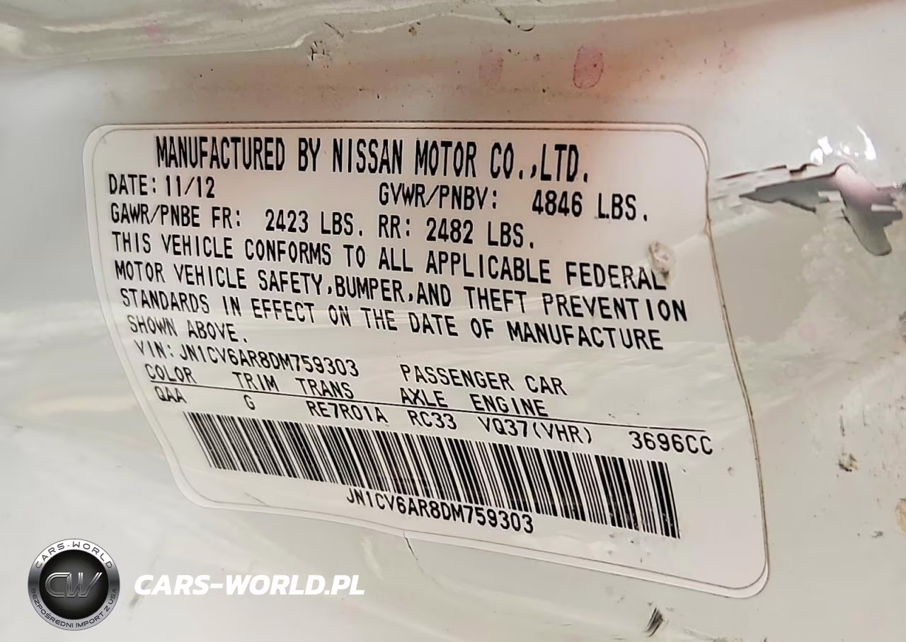 2013 Infiniti G37 Sedan X VIN:JN1CV6AR8DM759303 - 12