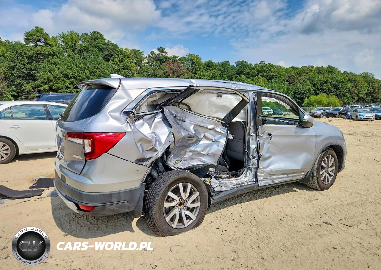 2020 Honda Pilot Ex VIN:5FNYF5H34LB010758 - 3