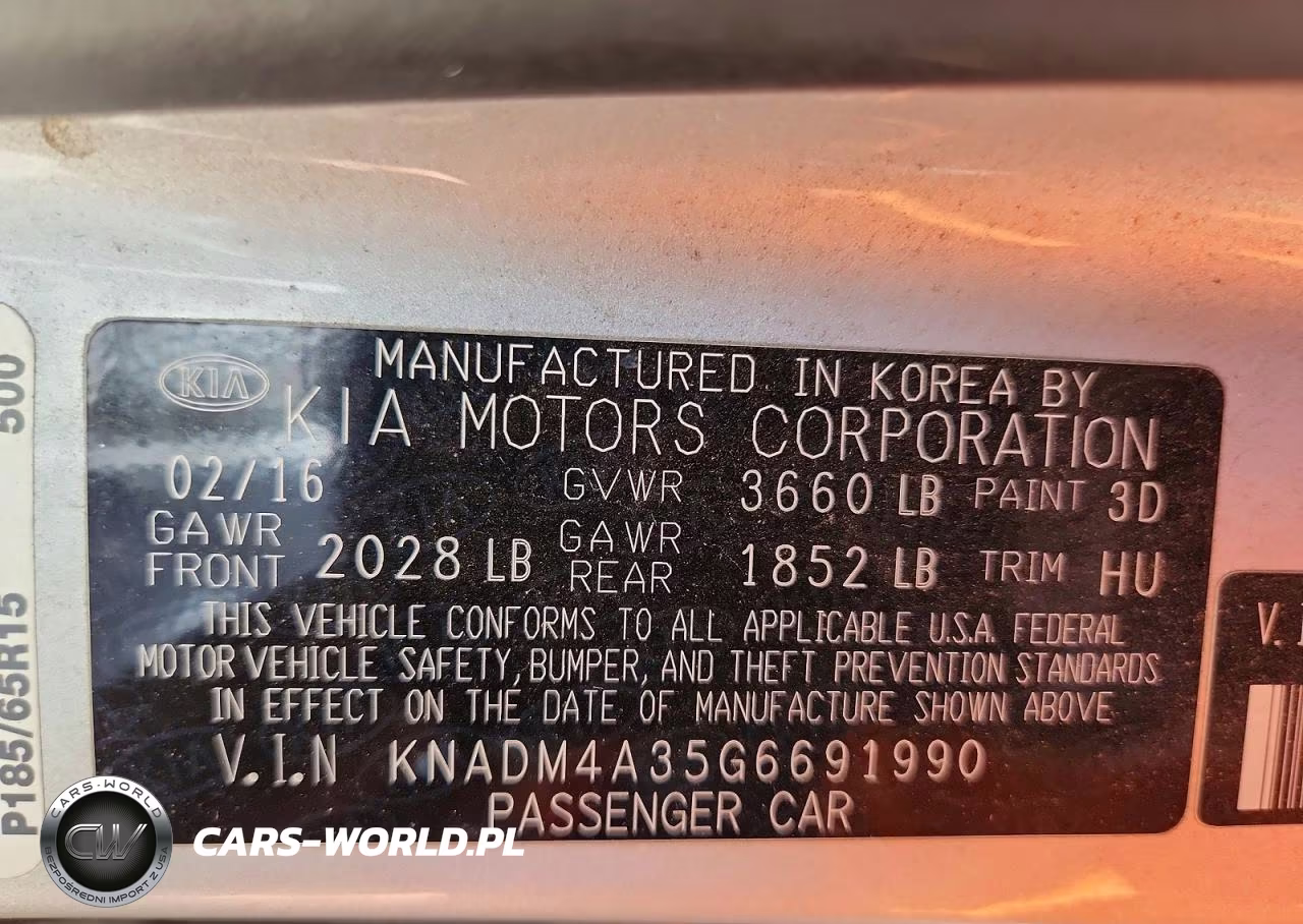 2016 Kia Rio Lx VIN:KNADM4A35G6691990 - 13