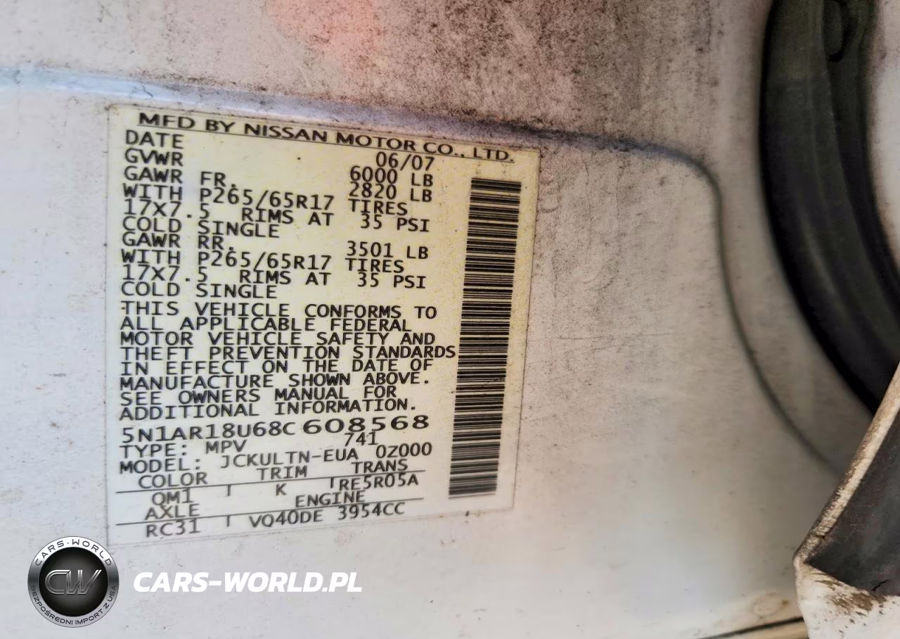 2008 Nissan Pathfinder S VIN:5N1AR18U68C608568 - 12