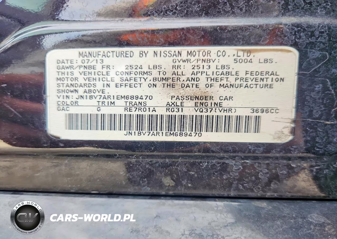 2014 Infiniti Q50 Premium VIN:JN1BV7AR1EM689470 - 12