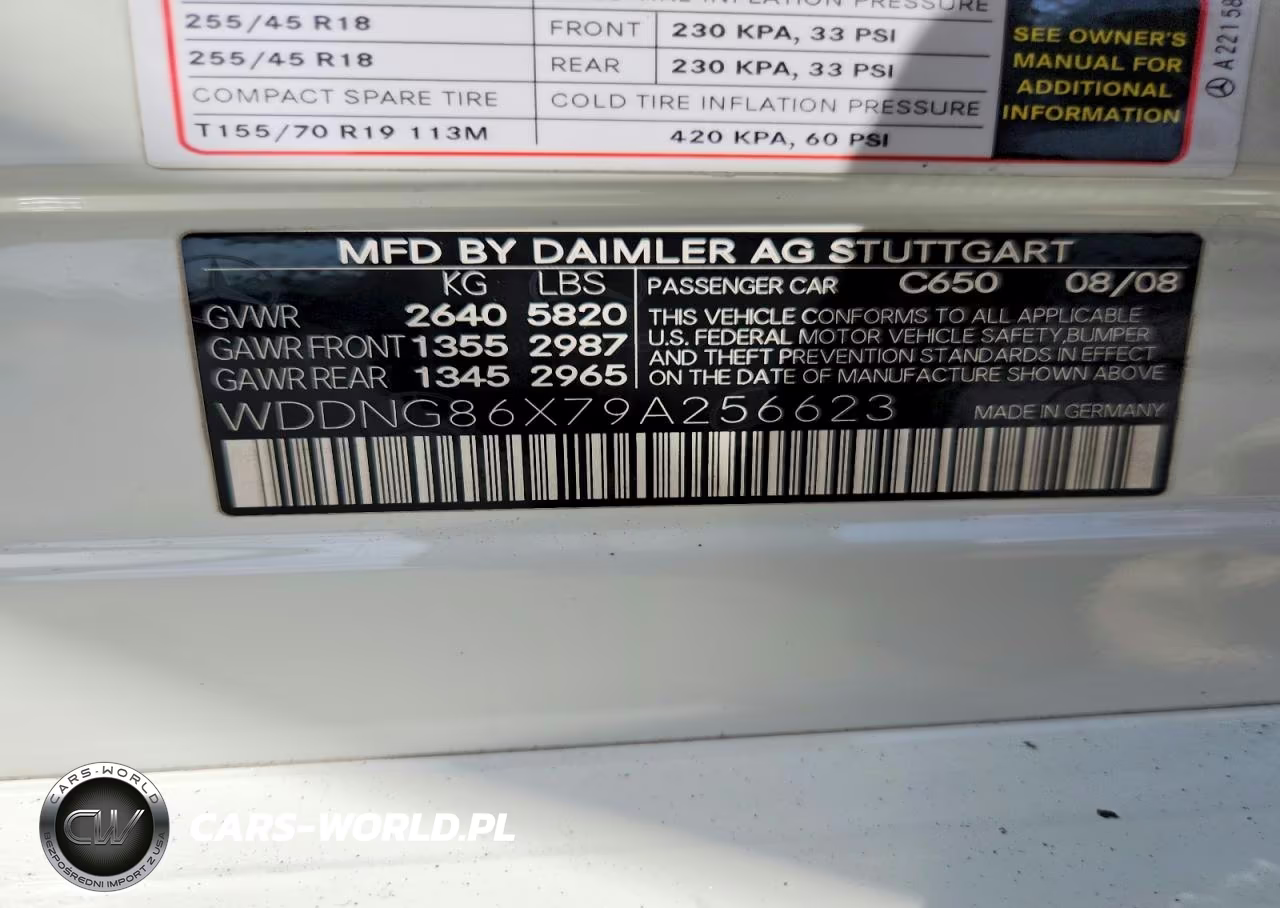 2009 Mercedes-Benz S 550 4Matic VIN:WDDNG86X79A256623 - 12