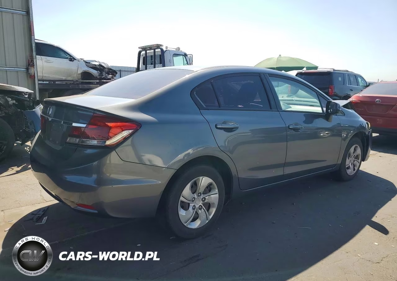 2013 Honda Civic Lx VIN:19XFB2F54DE229166 - 3