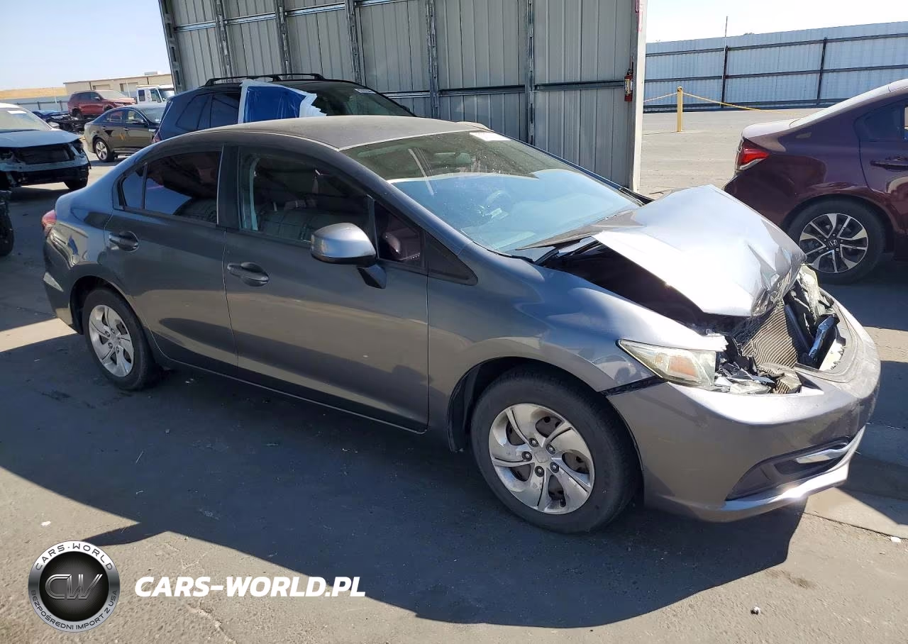 2013 Honda Civic Lx VIN:19XFB2F54DE229166 - 4