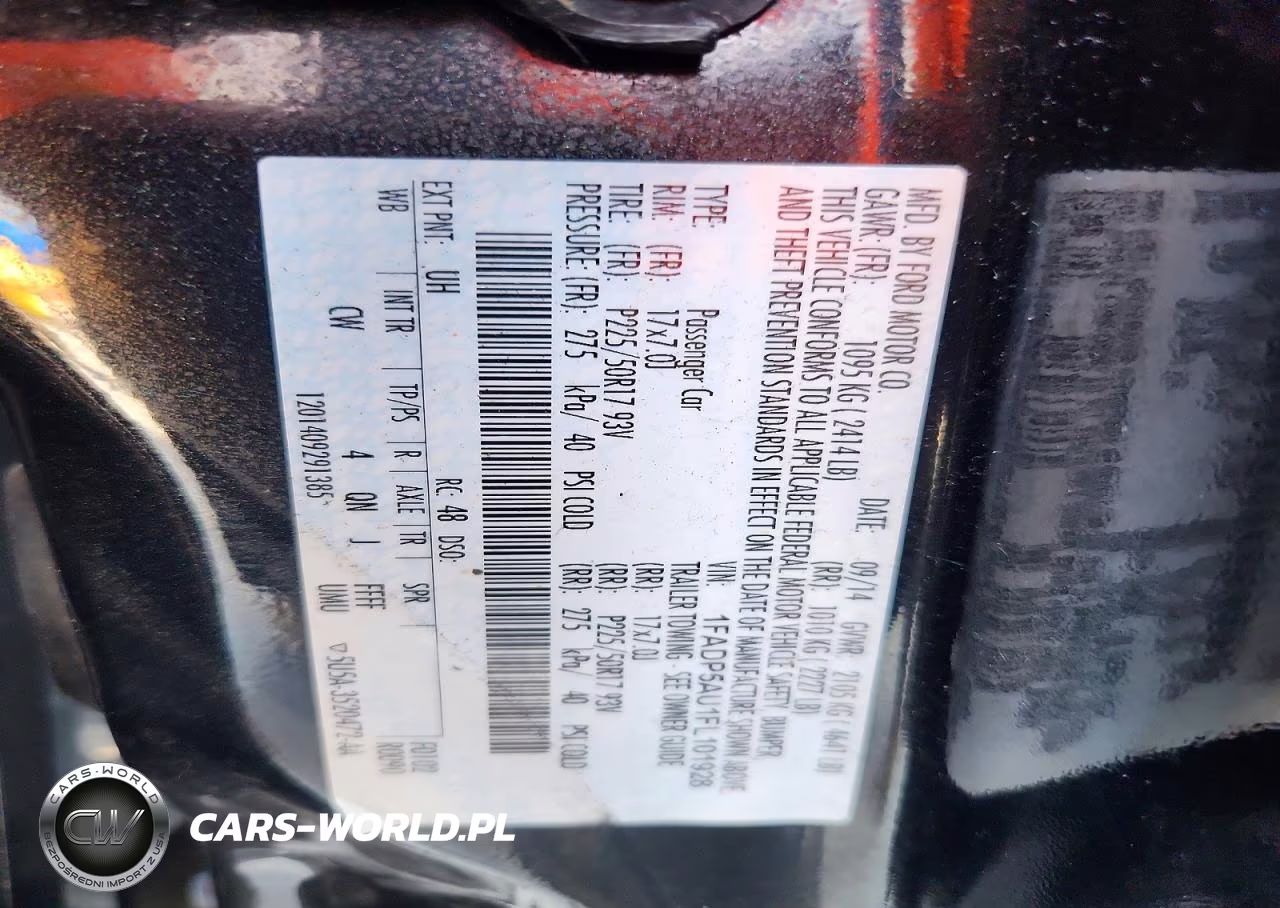 2015 Ford C-Max Se VIN:1FADP5AU1FL101928 - 13