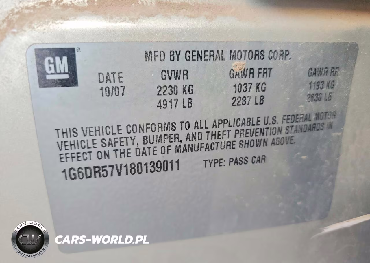 2008 Cadillac Cts Hi Feature V6 VIN:1G6DR57V180139011 - 12