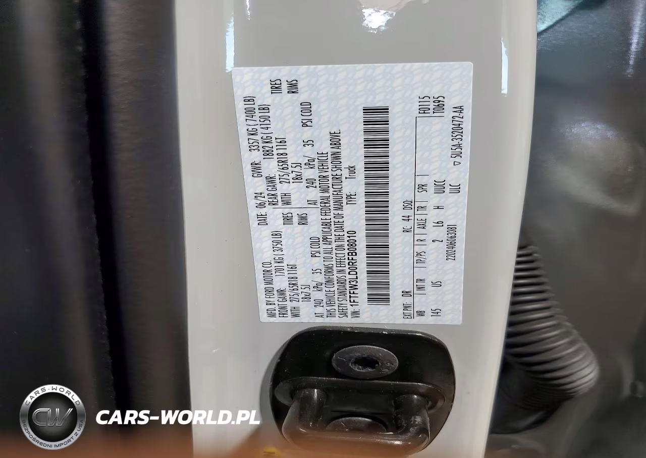 2024 Ford F150 Xlt VIN:1FTFW3LD0RFB08010 - 12