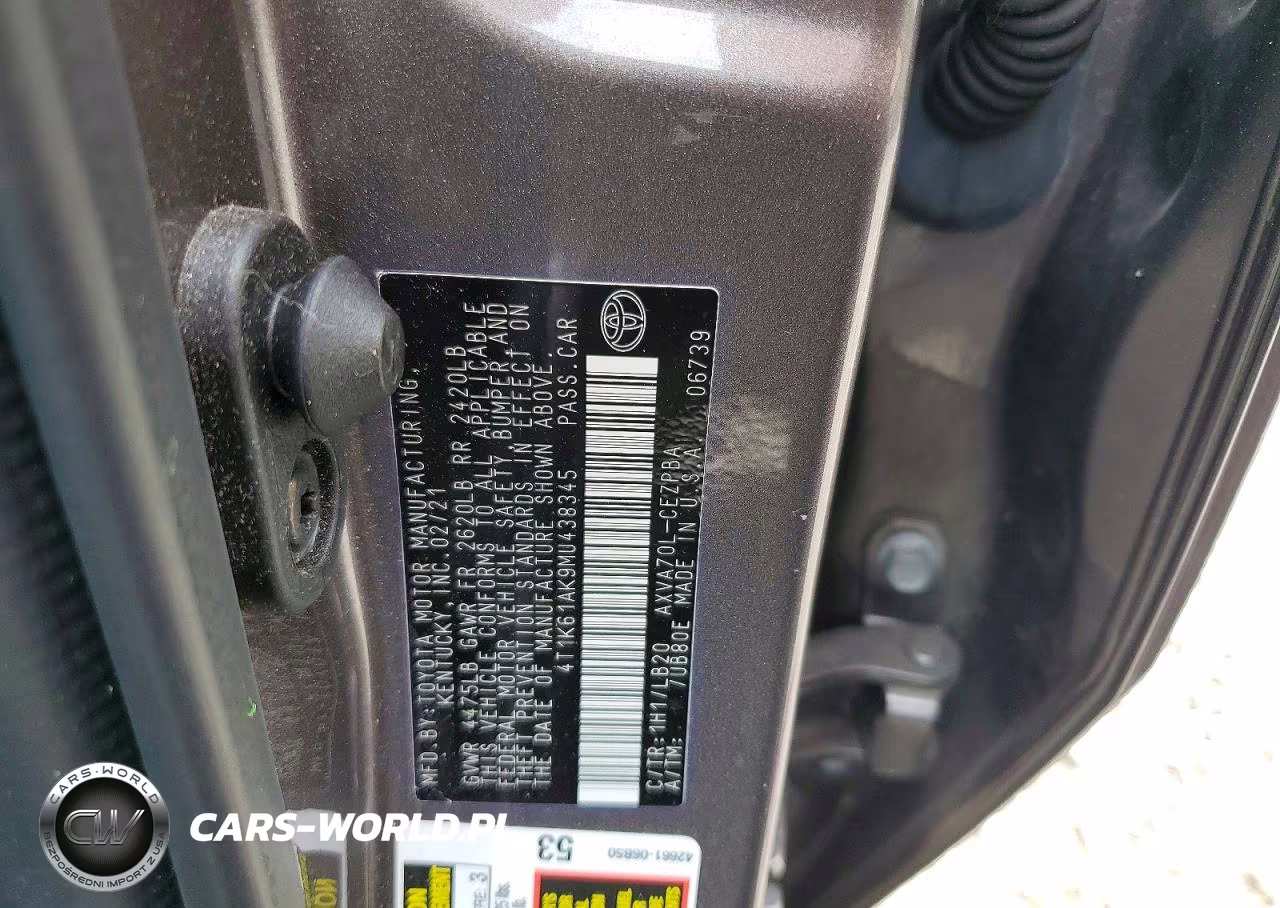 2021 Toyota Camry Xse VIN:4T1K61AK9MU438345 - 12