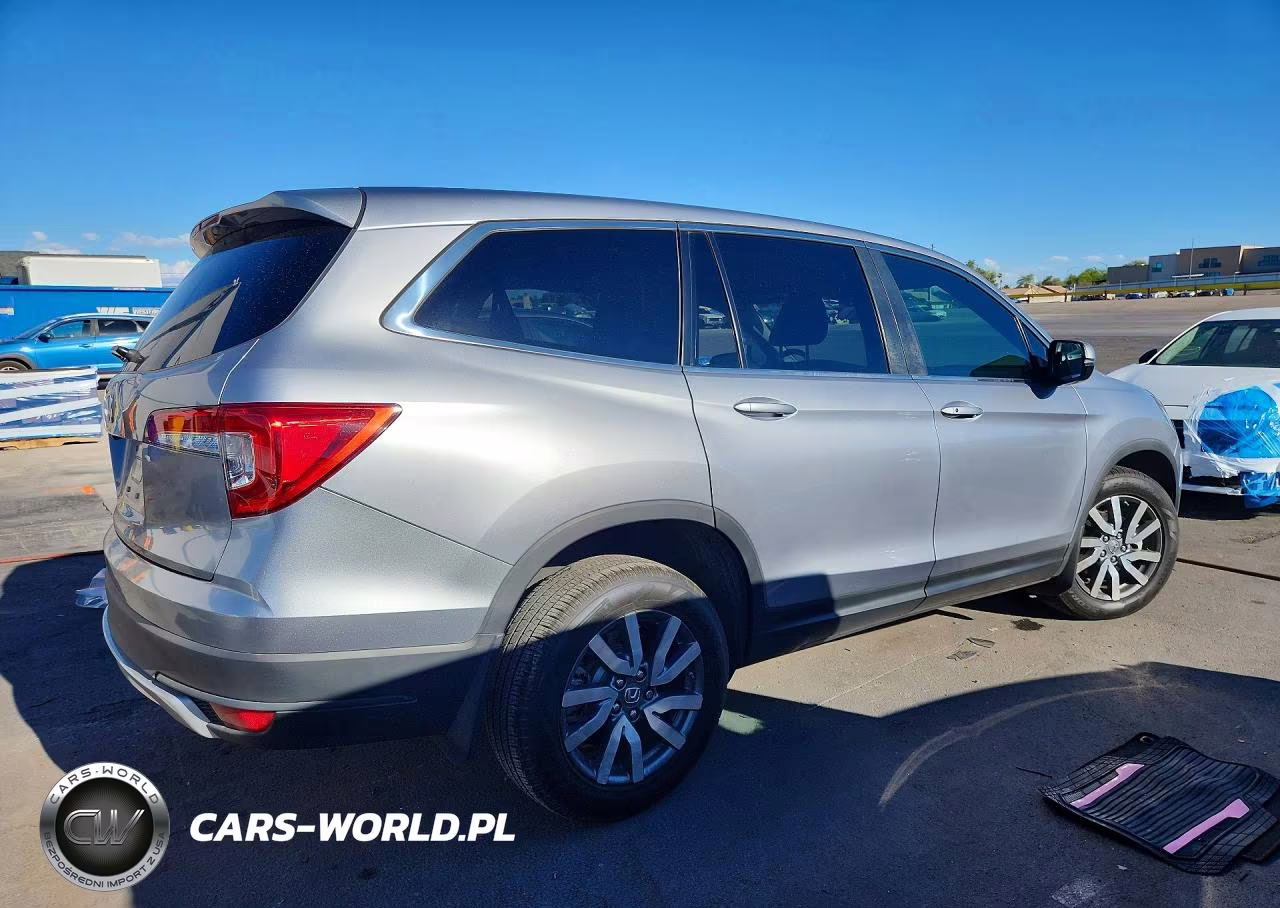 2019 Honda Pilot Ex VIN:5FNYF5H35KB045324 - 3