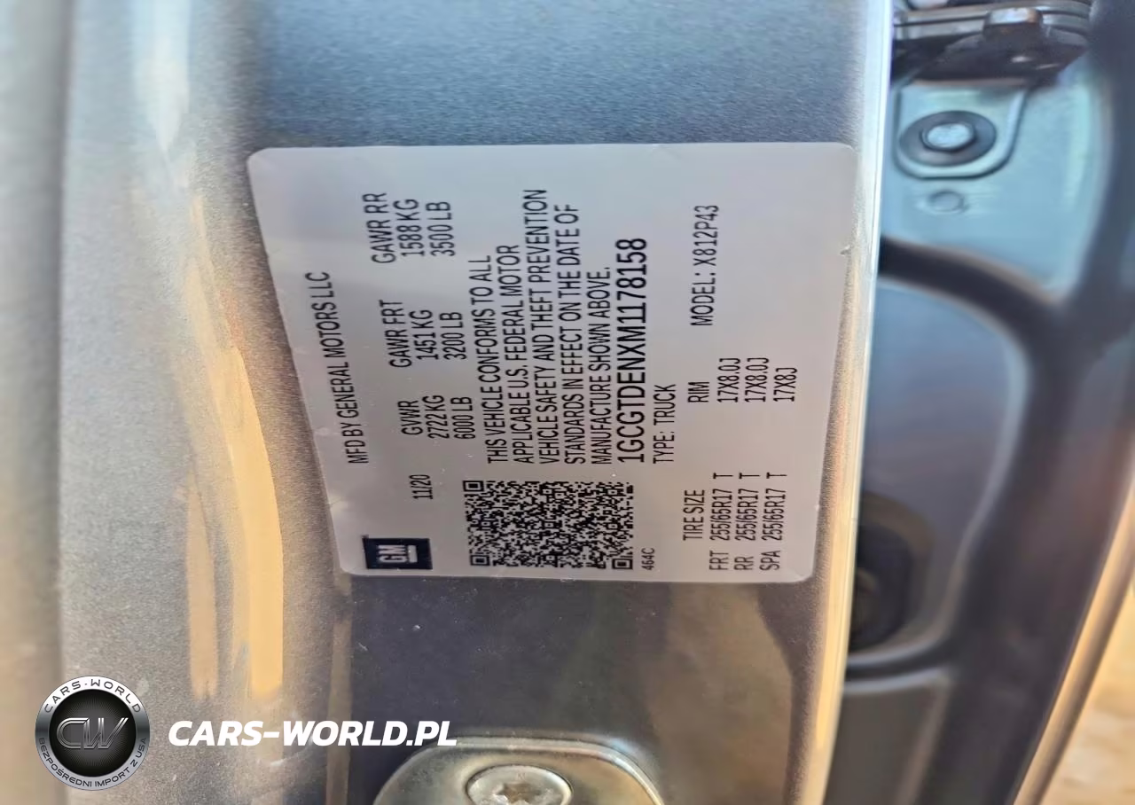 2021 Chevrolet Colorado Z71 VIN:1GCGTDENXM1178158 - 12