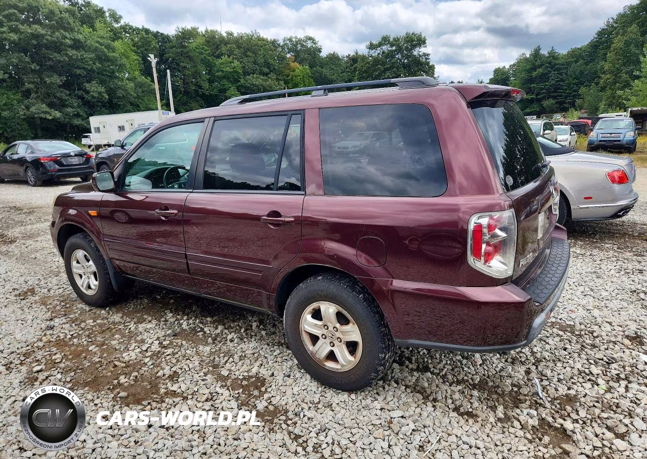 2008 Honda Pilot Vp VIN:5FNYF18278B050873 - 2