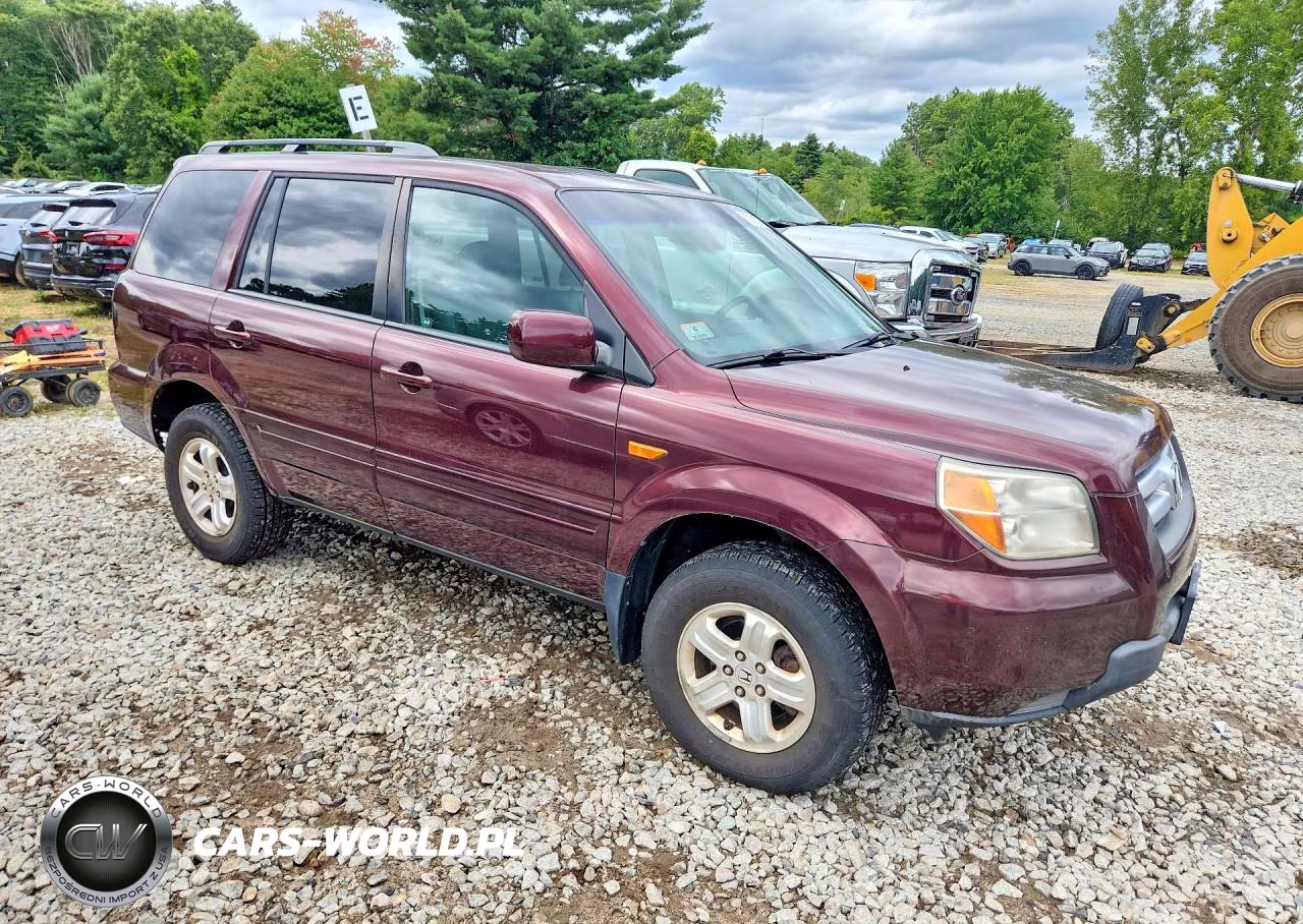 2008 Honda Pilot Vp VIN:5FNYF18278B050873 - 4