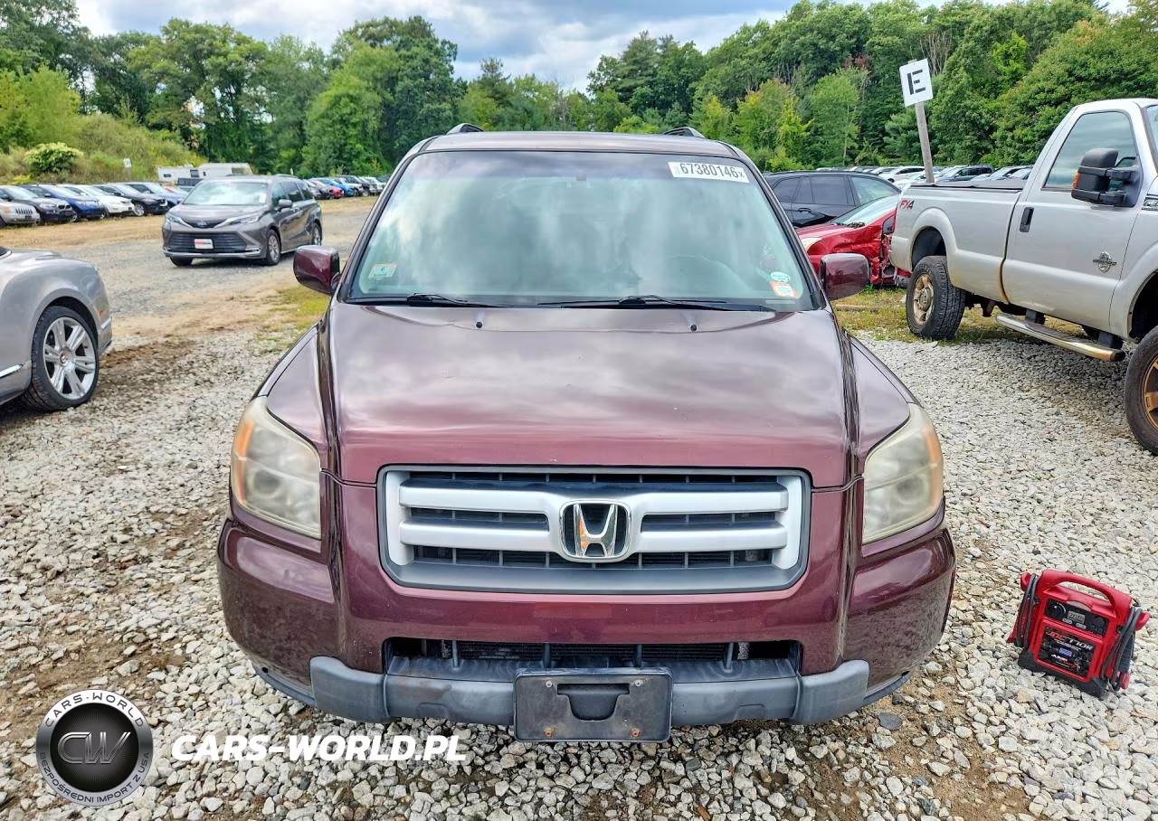 2008 Honda Pilot Vp VIN:5FNYF18278B050873 - 5