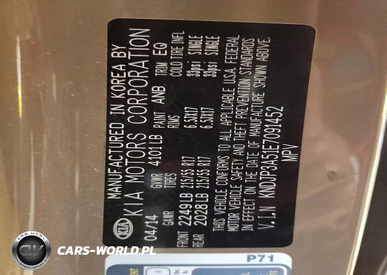 2014 Kia Soul + VIN:KNDJP3A51E7091452 - 12