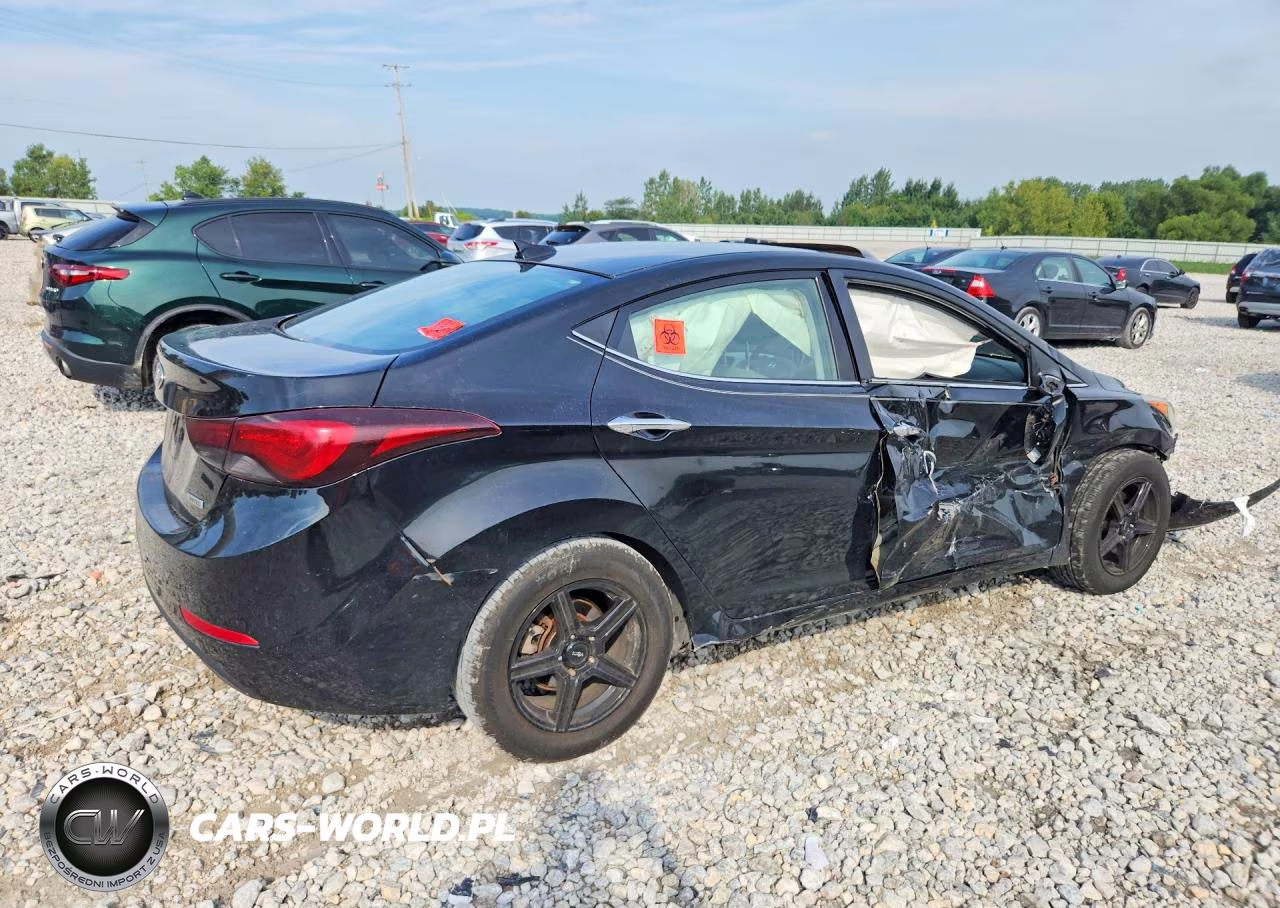 2014 Hyundai Elantra Limited VIN:KMHDH4AEXEU097716 - 3
