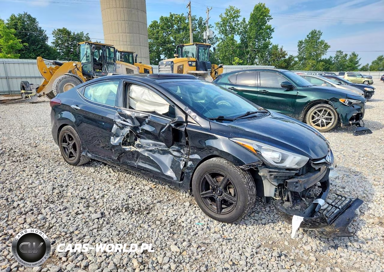 2014 Hyundai Elantra Limited VIN:KMHDH4AEXEU097716 - 4