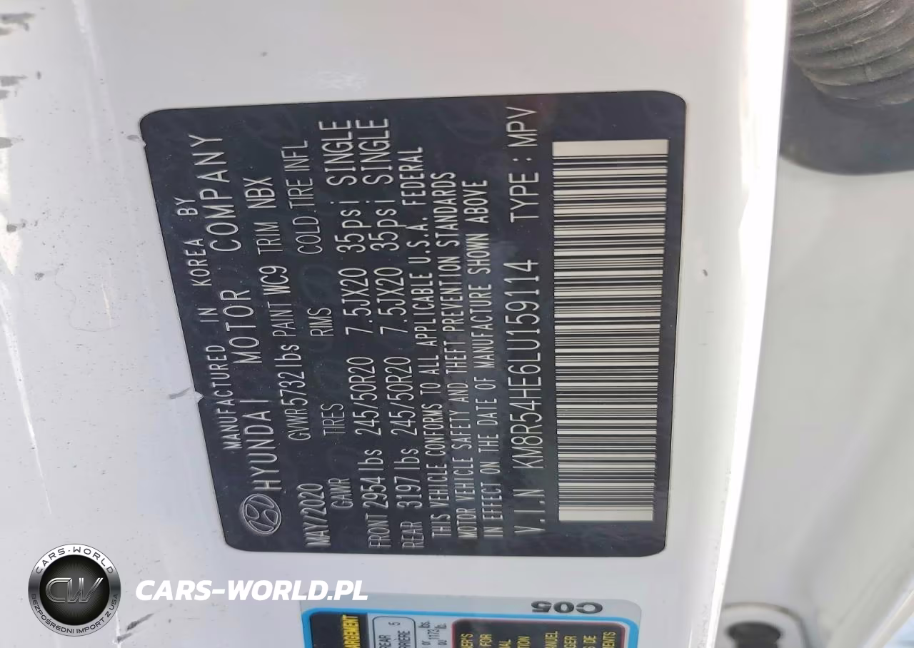 2020 Hyundai Palisade Limited VIN:KM8R54HE6LU159114 - 13