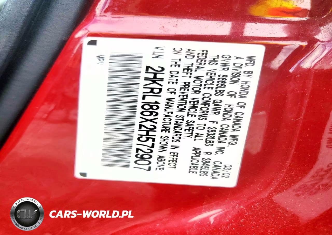 2002 Honda Odyssey Ex VIN:2HKRL186X2H572907 - 13