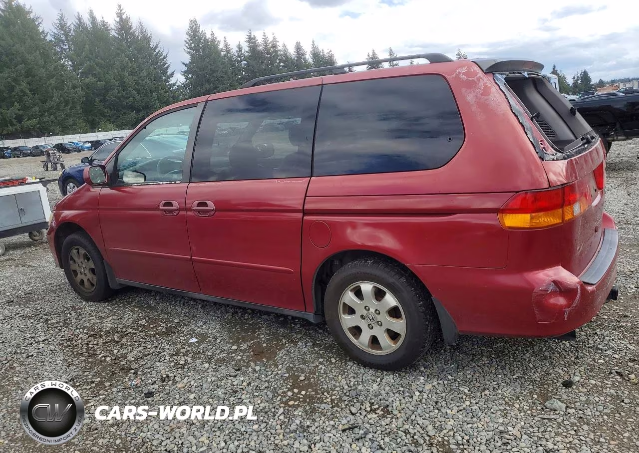 2002 Honda Odyssey Ex VIN:2HKRL186X2H572907 - 2
