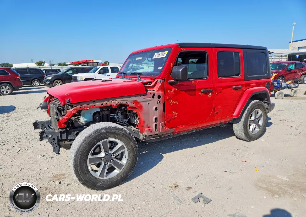2020 Jeep Wrangler Unlimited Sahara VIN:1C4HJXEN2LW281197 - 1