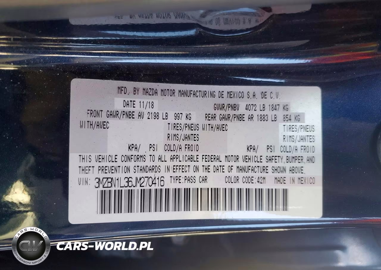 2018 Mazda 3 Touring VIN:3MZBN1L36JM270416 - 12