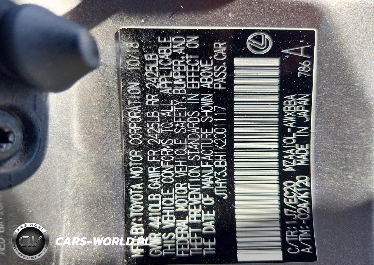 2019 Lexus Ux 200 VIN:JTHY3JBH1K2001117 - 12