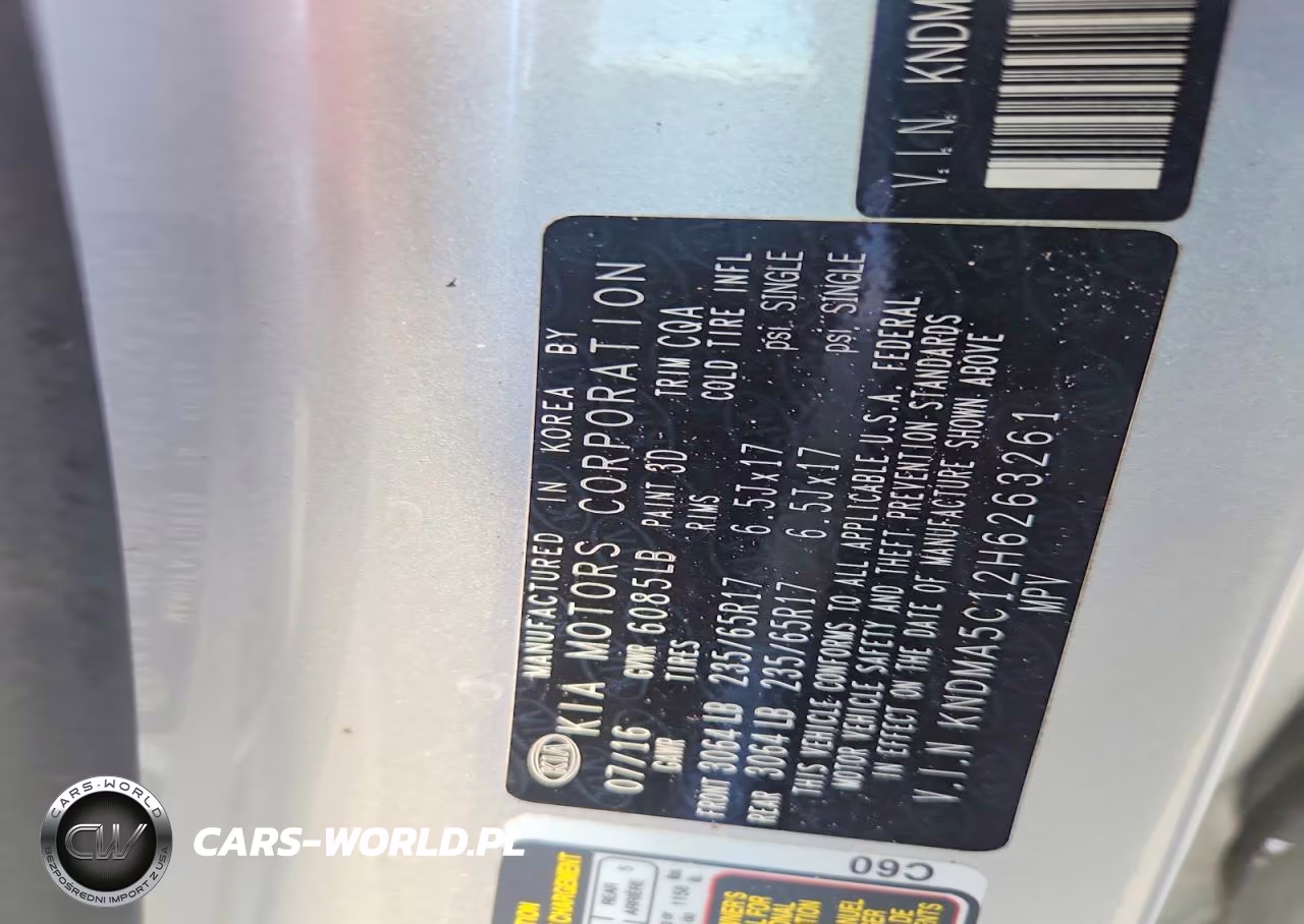 2017 Kia Sedona L VIN:KNDMA5C12H6263261 - 13