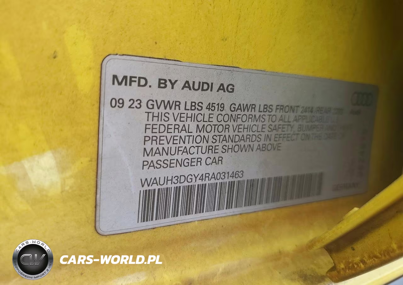 2024 Audi S3 Premium Plus VIN:WAUH3DGY4RA031463 - 13