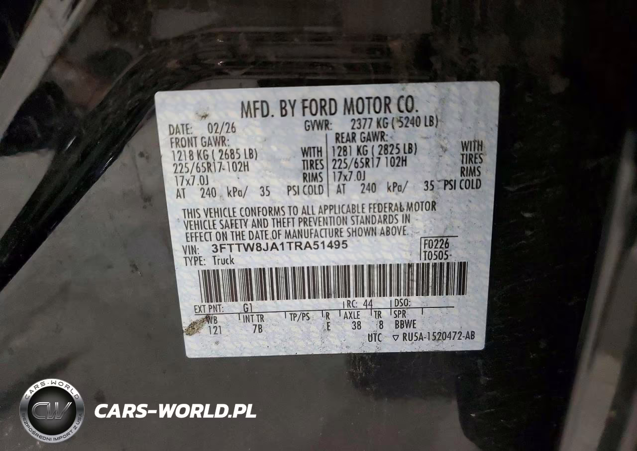 2026 Ford Maverick Xlt VIN:3FTTW8JA1TRA51495 - 12