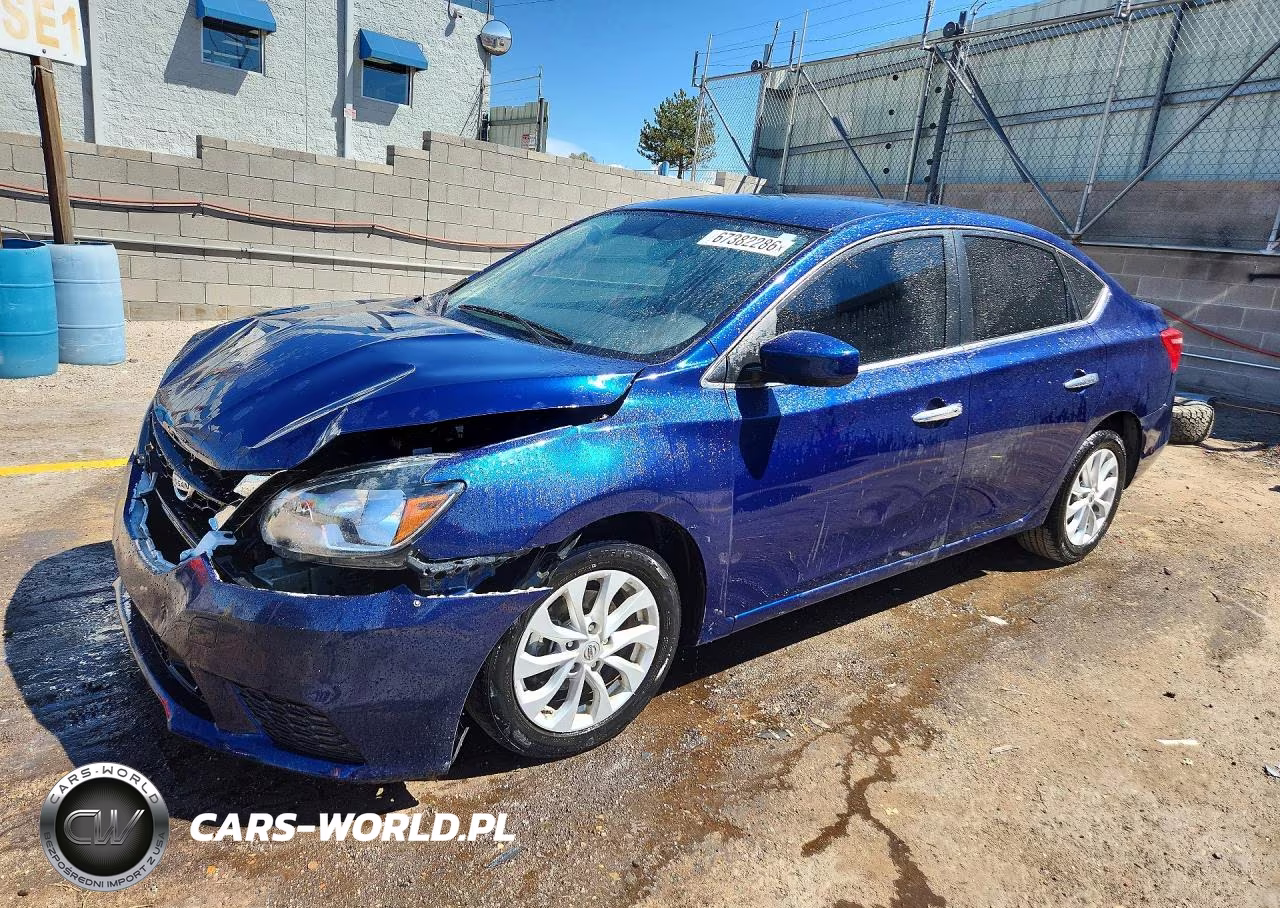 2019 Nissan Sentra Sv VIN:3N1AB7AP8KY324876 - 1