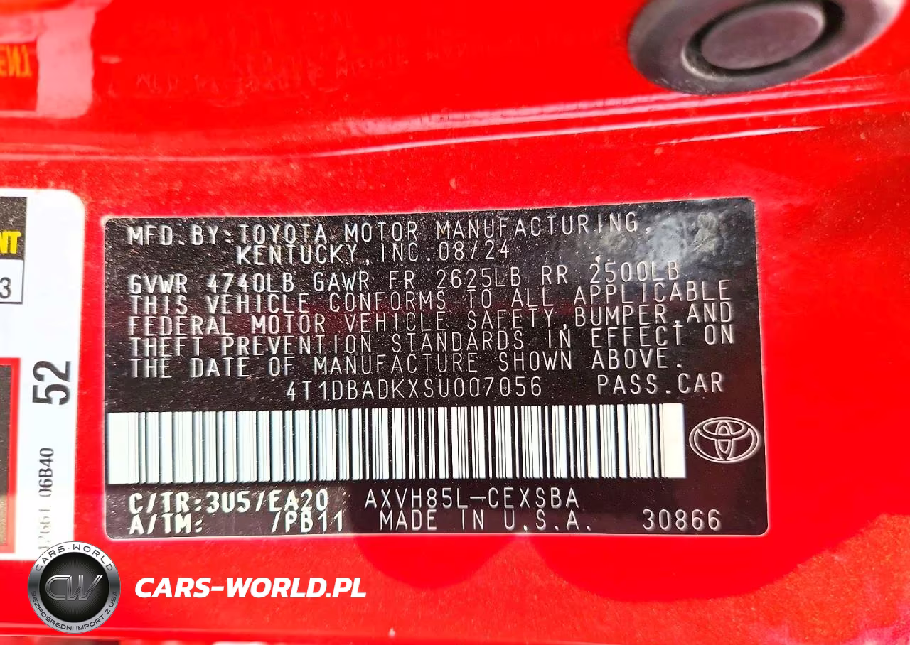 2025 Toyota Camry Se VIN:4T1DBADKXSU007056 - 12