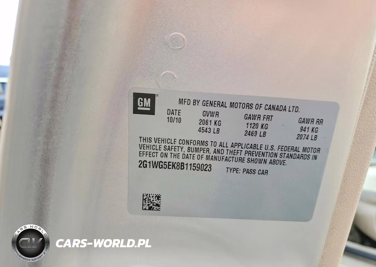2011 Chevrolet Impala Lt VIN:2G1WG5EK8B1159023 - 12