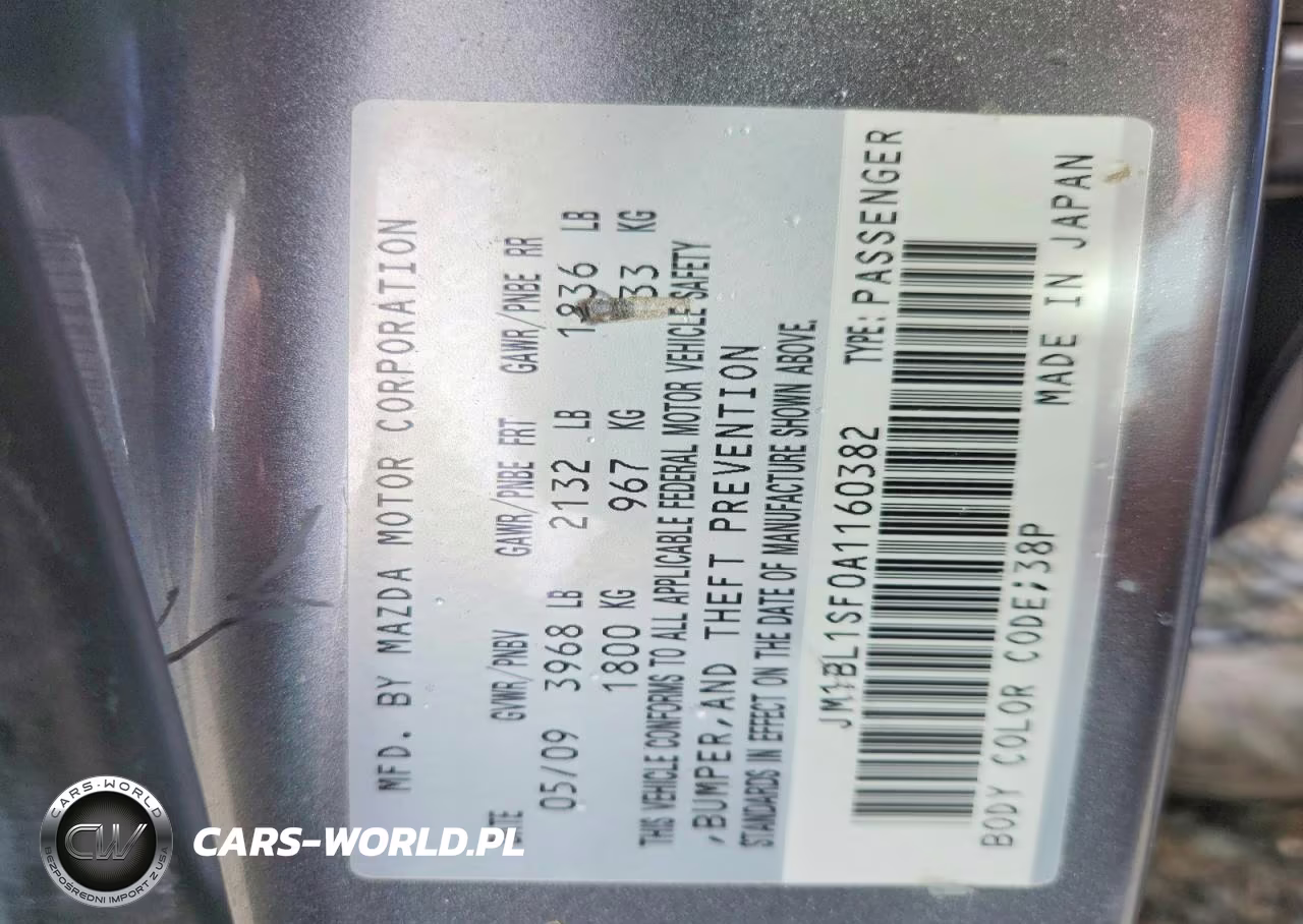 2010 Mazda 3 I VIN:JM1BL1SF0A1160382 - 12