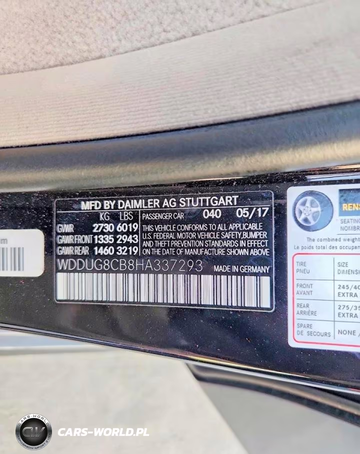 2017 Mercedes-Benz S 550 VIN:WDDUG8CB8HA337293 - 12
