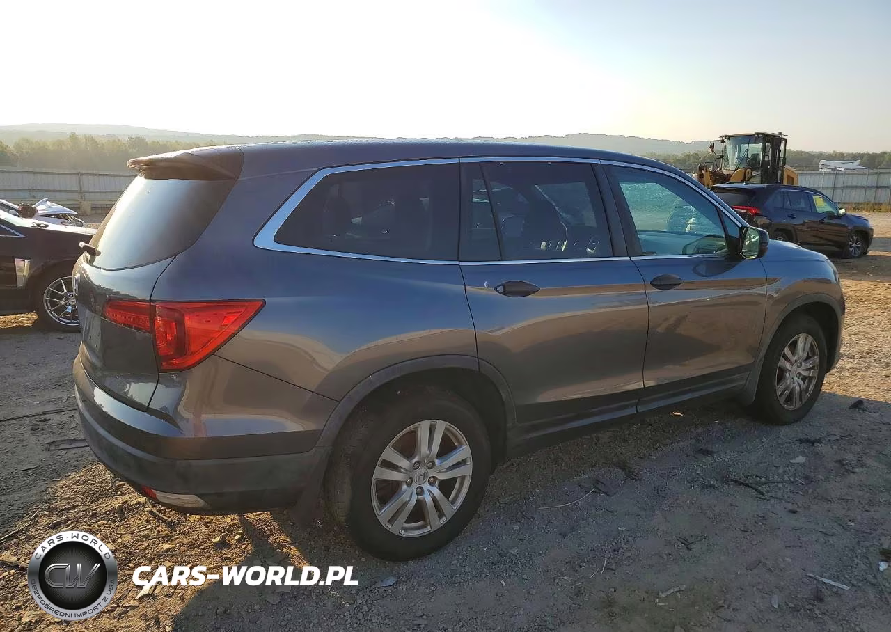 2016 Honda Pilot Lx VIN:5FNYF5H19GB025101 - 3