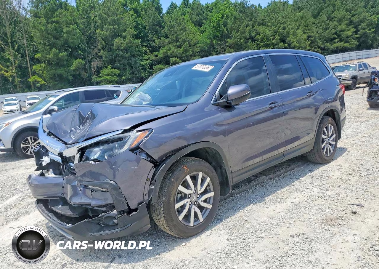 2021 Honda Pilot Exl VIN:5FNYF5H57MB046186 - 1