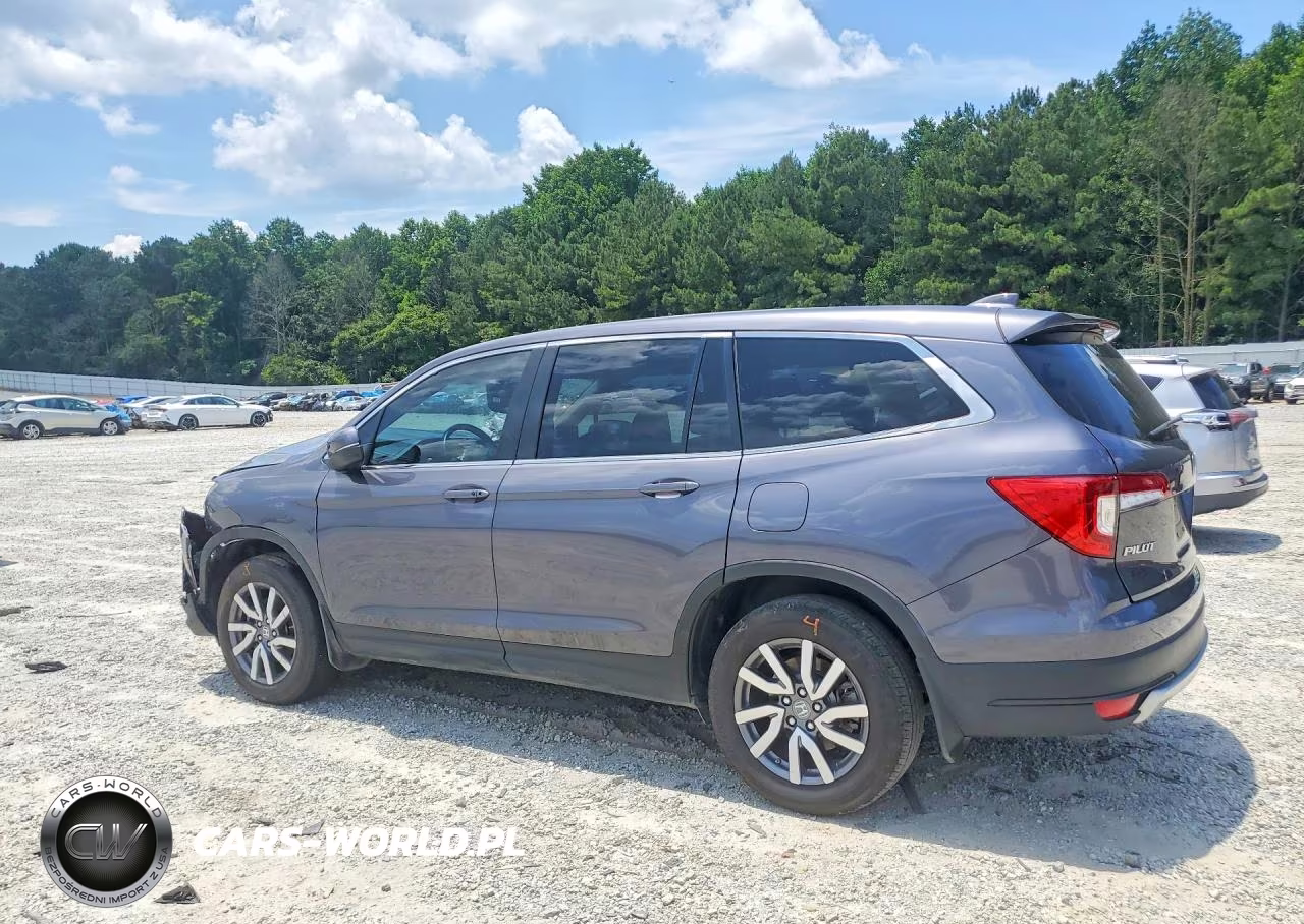 2021 Honda Pilot Exl VIN:5FNYF5H57MB046186 - 2