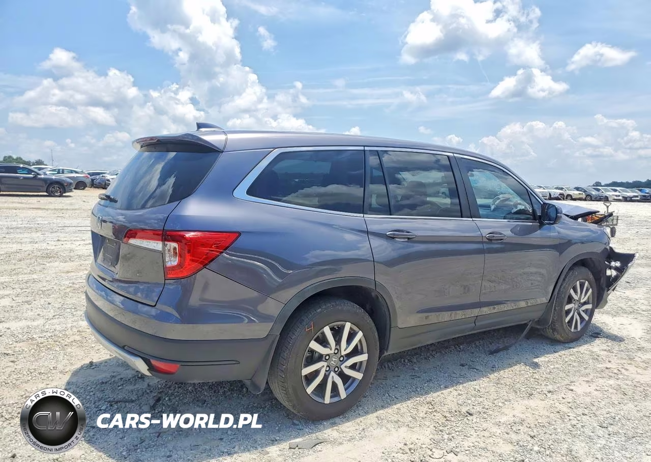 2021 Honda Pilot Exl VIN:5FNYF5H57MB046186 - 3