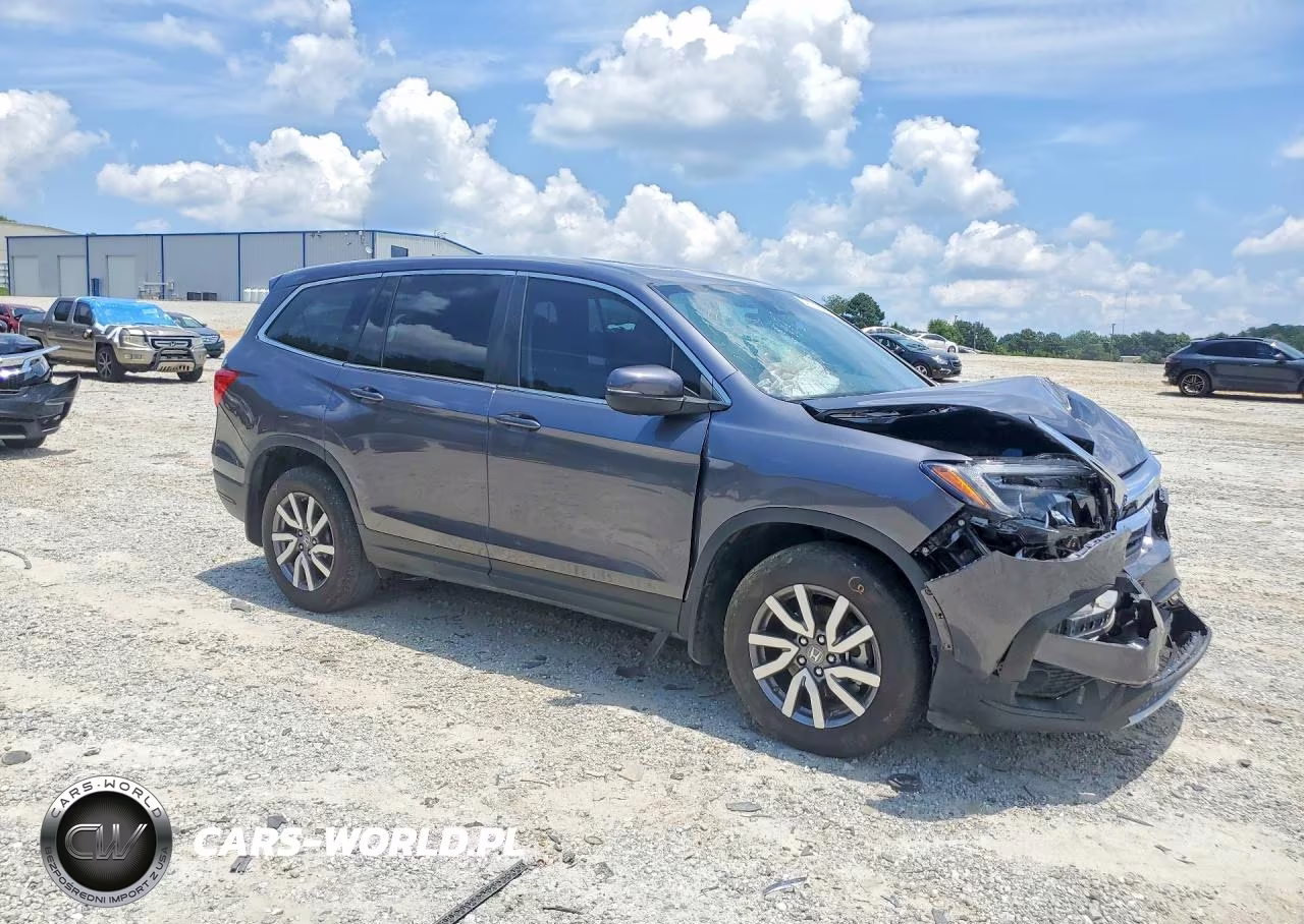 2021 Honda Pilot Exl VIN:5FNYF5H57MB046186 - 4