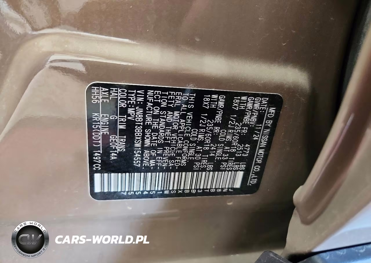 2025 Nissan Rogue Sv VIN:JN8BT3BBXSW154557 - 12
