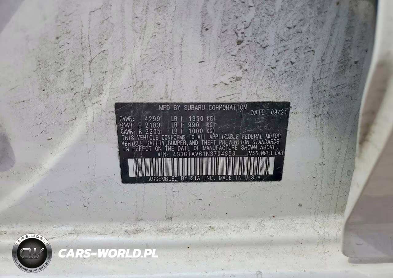 2022 Subaru Impreza Premium VIN:4S3GTAV61N3704853 - 12