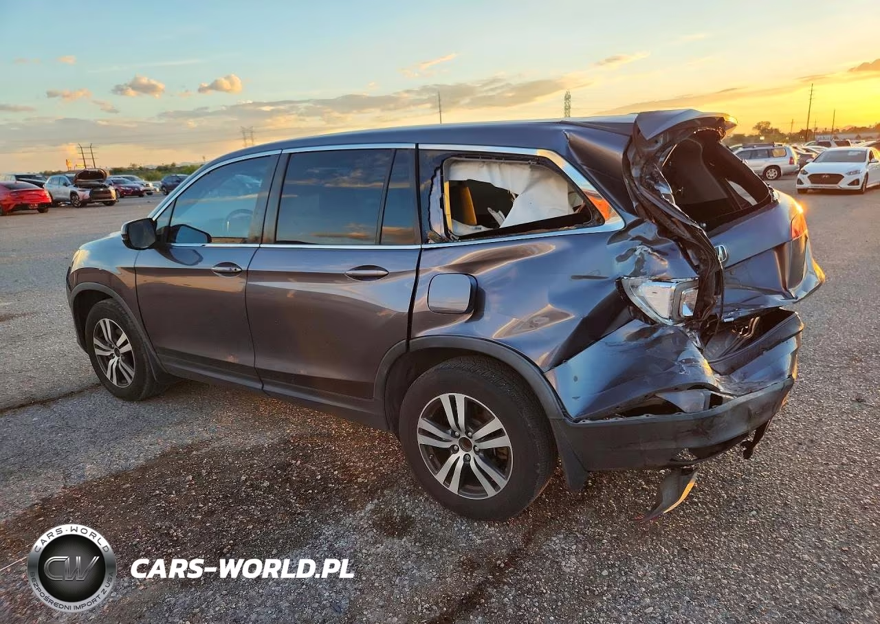 2017 Honda Pilot Exl VIN:5FNYF5H52HB031035 - 2