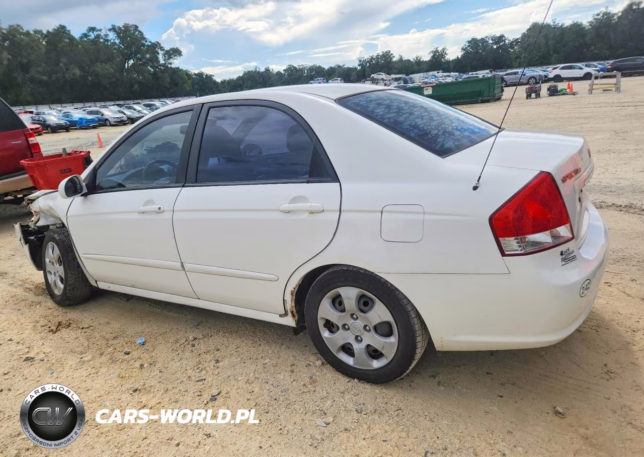 2008 Kia Spectra Lx VIN:KNAFE121285504049 - 2