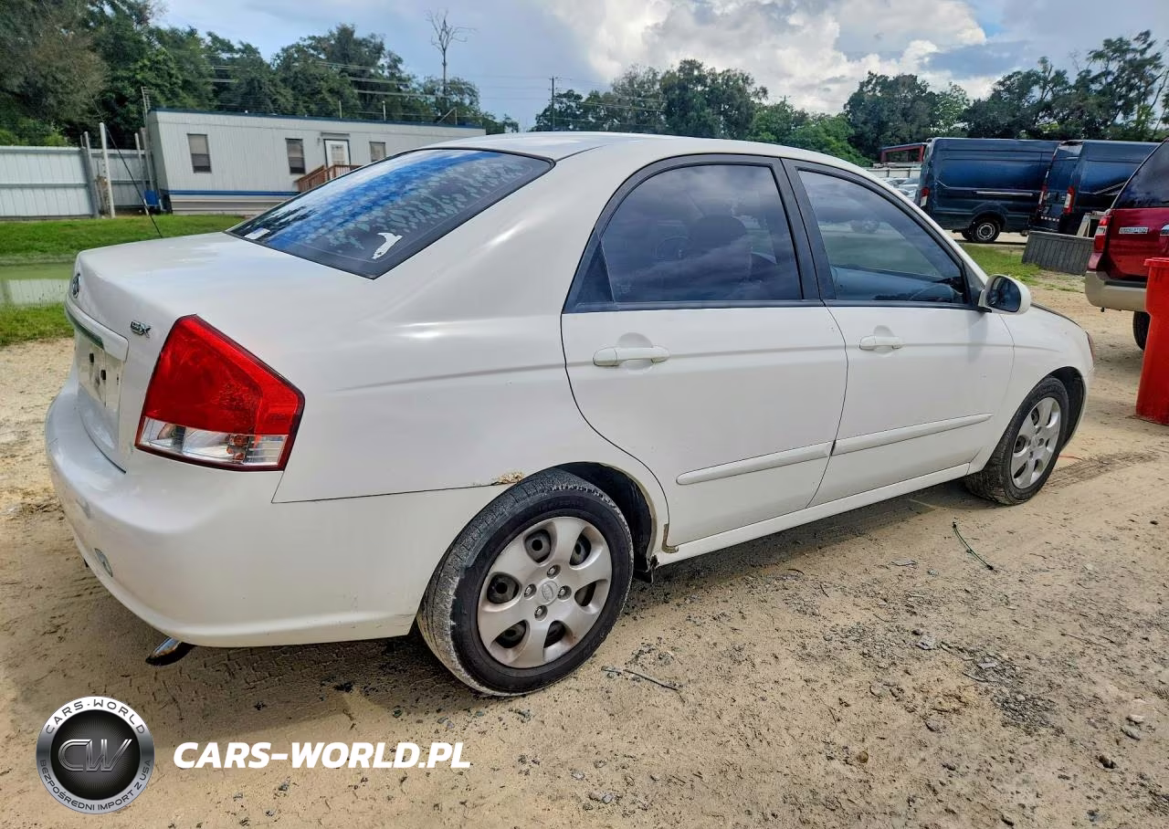 2008 Kia Spectra Lx VIN:KNAFE121285504049 - 3