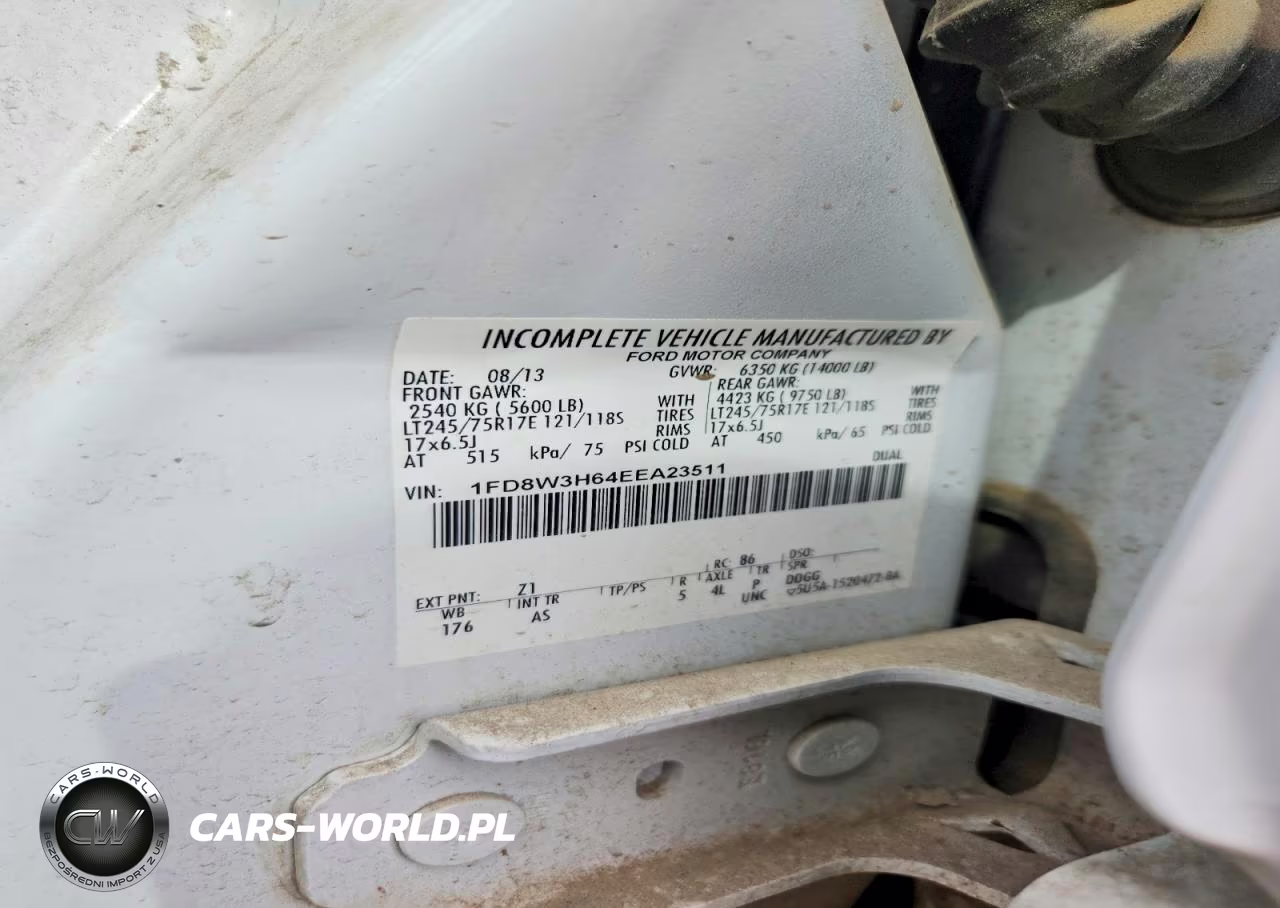 2014 Ford F350 Super Duty VIN:1FD8W3H64EEA23511 - 12
