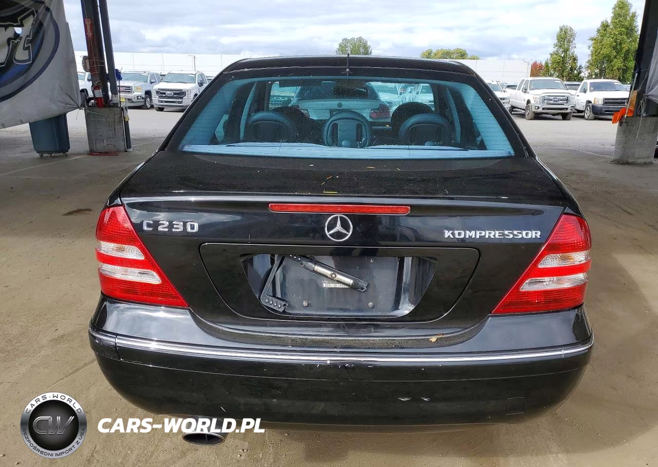 2005 Mercedes-Benz C 230K Sport Sedan VIN:WDBRF40J95F639034 - 6
