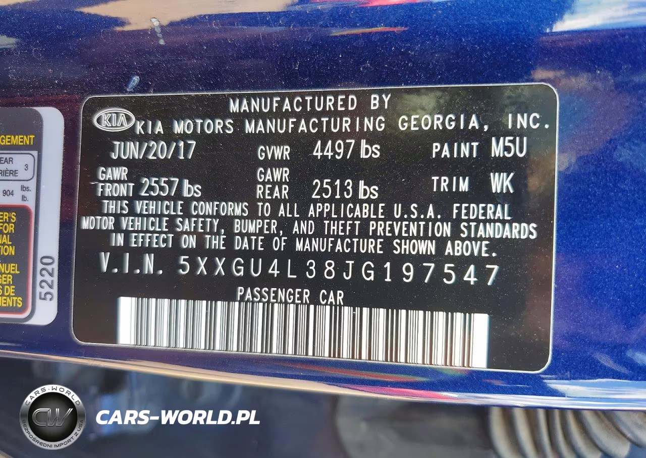 2018 Kia Optima Ex VIN:5XXGU4L38JG197547 - 12