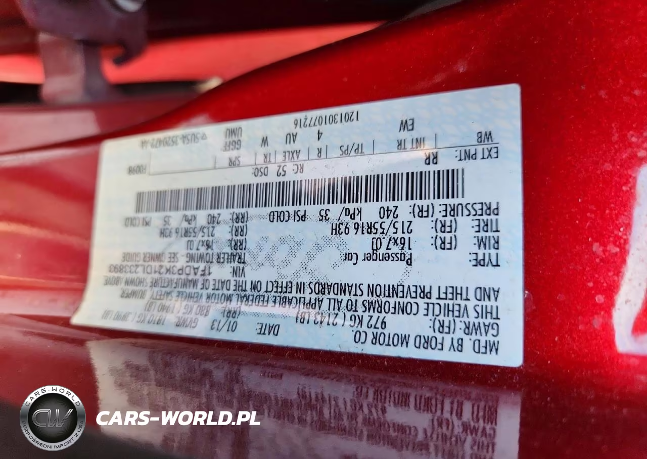 2013 Ford Focus Se VIN:1FADP3K21DL233893 - 12